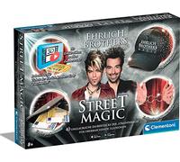 Clementoni 59299 Ehrlich Brothers Street Magic Boîte magique pour enfants à partir de 8 ans Équipement magique pour 40 tours de magie étonnants avec vidéos explicatives 3D Idéal comme cadeau