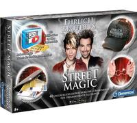 Clementoni 59299 Ehrlich Brothers Street Magic Boîte magique pour enfants à partir de 8 ans Équipement magique pour 40 tours de magie étonnants avec vidéos explicatives 3D Idéal comme cadeau