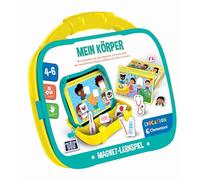 Clementoni 59453 Boîte d'apprentissage magnétique Mon Corps Jeu pour Enfants à partir de 4 Ans avec aimants, Cahier et Tableau Noir Jeu éducatif pour Petits explorateurs
