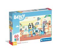 Clementoni - Puzzle Enfant Bluey 60 Pièces - 4 Ans et + - Jeu de société ludique, Image colorée, Concentration - Idée Cadeau Enfant