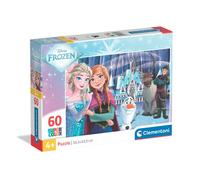 Clementoni - Puzzle Enfant La Reine des Neiges 60 Pièces - 4 Ans et + - Jeu de société Enfant, Univers Magique, Patience - Idée Cadeau