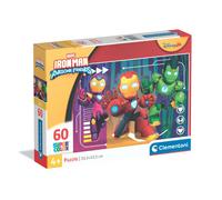 Clementoni Puzzle enfant Marvel Iron Man et ses amis incroyables 60 pièces 4 ans et +
