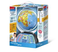 Clementoni 61362 Jouet éducatif numérique interactif pour enfants de 7 ans - Monde - Globe lumineux - Version anglaise - Multicolore