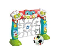 Clementoni 61430 - Conte de buts interactifs - Centre d'activités avec Football - Apprend Les Lettres, Les Chiffres, Les Formes et Les Couleurs, But avec capteur Optique, Jouets pour Enfants à partir