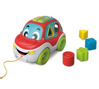 Clementoni 61557 Tony, Formes et Couleurs Voiture avec Plusieurs pièces à Clipser, chansons et Contenu éducatif, pour bébés à partir de 9 Mois