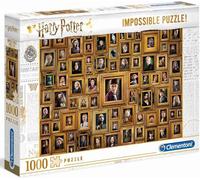 Clementoni 61881 Impossible Puzzle Harry Potter - Puzzle 1000 pièces à partir de 9 ans, puzzle pour adultes avec objets cachés, jeu d'adresse stimulant pour toute la famille