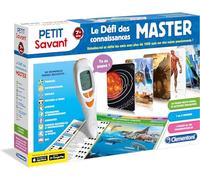 Clementoni - 62338 - Petit Savant - Le Défi des Connaissances Master - Jeu Interactif - Plus de 1000 Quiz avec Thèmes Educatifs - Stylo Electronique - Pour Enfants dès 7 Ans et plus