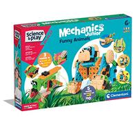 Clementoni - 97860 - Science and Play Build - Mechanics Junior Compendium - Jeu de Construction Enfants, Animaux à Assembler, Jeu Scientifique 6 Ans, fabriqué en Italie Exclusivité Amazon