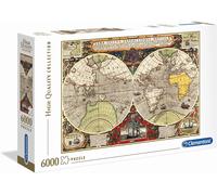 Clementoni 97971 - Puzzle - Antique See-Karte (6000 Pièces) Carte Du Monde,Grand