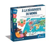 Clementoni - Puzzle à la découverte du monde - Avec activités, défis, tombola et jeu de recherche - Dés 6 ans