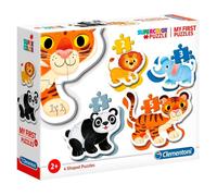 Clementoni Animaux Sauvages Mon Premier Puzzle 3-6- 9-12 Pièces