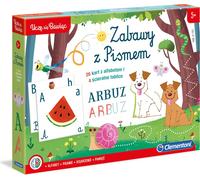 Clementoni Apprendre en jouant avec l'écriture, planches d'alphabet à gratter 5+