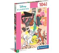 Clementoni – Puzzle enfant Aristochats Super 104 pièces – 6 ans et + – Disney Classique