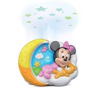 Clementoni Baby 17116 - Baby Minnie Projecteur Magique Stars - Jeu Petite enfance lumières, sons et berceuses (piles incluses), enfants 0 mois+