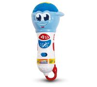 Clementoni Baby 17181 - Microphone - Premier Âge - Jeu pour Bébés et Jeunes Enfants de 10 à 36 Mois - Amplifie la Voix - Sons, Musiques et Lumières - Touches et Boutons