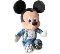 Clementoni Baby 17394 - Peluche Veilleuse - Disney Baby - Mickey - Veilleuse Musicale et Lumineuse - Peluche Lavable en Machine - pour Bébés à partir de 6 Mois et Plus