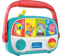 Clementoni Baby 17459 - Ma Première Radio - Premier Âge - Jouet d'Eveil Educatif pour Bébés à partir de 10 Mois et Plus - avec Sons et Boutons Interactifs - Poignée pour Transport