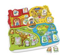 Clementoni Baby 17671 - La Fattoria Degli Animaux - Jeu électronique Enfants 1 an, playset Animaux interactif avec comptines, Ferme parlante bilingue Italien/Anglais