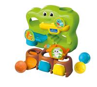 Clementoni Baby 17687 - PlayForFuture - Mon Arbre à Balle - Jouet de Motricité et d'Éveil Éducatif pour Bébés et Jeunes Enfants de 12 à 36 Mois - Matériaux 100% Recyclés -