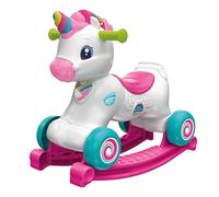 Clementoni Baby 17883 Balançoire Licorne 3 en 1 avec Centre d'activité interactif pour Enfants à partir de 12 Mois Jouet sensoriel et motrice