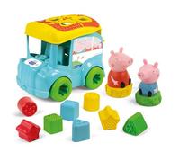 Clementoni Baby 17886 Bus de tri de Formes avec Peppa Pig - Jeu à emboîter avec Formes et Trous pour favoriser la motricité et la Coordination pour Les Enfants à partir de 9 Mois