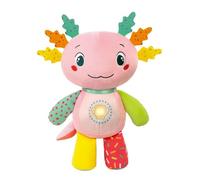 Clementoni Baby Alex l'Axolotl, Peluche Interactive Parlante en Italien pour Enfants de 6 Mois et stimule Le développement sensoriel et cognitif, 100% Lavable, Langue Italienne, 17558