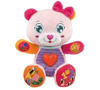 Clementoni Baby Betta - Peluche Interactive parlante pour Enfants de 6 Mois et Centre d'activités Stimulant Le développement sensoriel et cognitif, Langue Italienne, 17964