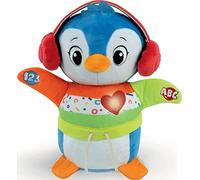 Clementoni Baby Clementoni - 59287 - Pingouin dansant avec moi, jouet interactif pour bébé avec musique et effets de lumière, jouet éducatif dansant et chantant pour les tout-petits à partir de 12