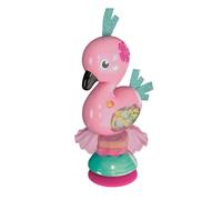 Clementoni Baby Fancy Flamingo, Hochet Interactif Flamant Rose avec Mélodies, Enfants 3 Mois+, Hochet avec Balles, Effets Sonores et Ventouse pour Moment Pappa, Stimule Sens et Manualité, 17492