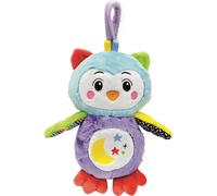 CLEMENTONI BABY hibou en peluche pour une bonne nuit avec lumière