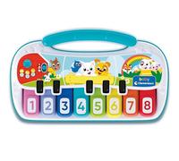 Clementoni Jouet musical Baby La Planole des Animaux – Clavier électronique, lumières/sons, 18 mois