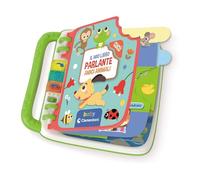 Clementoni Baby Livre Parlant Amis Animaux, Jeu Éducatif Enfants 12+ Mois Centre d'activités Petite Enfance pour Apprendre Nombres, Couleurs, Formes, vers des Animaux, Langue Italienne, 17550