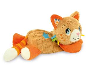 Clementoni Baby Mon Chaton Ronron - Peluche Musicale Apaisante pour Bébé 0 Mois+ | Sons de Ronronnement, Bruits Blancs et Mélodies | Vibration Douce | Lavable en Machine | Jouet Sensoriel