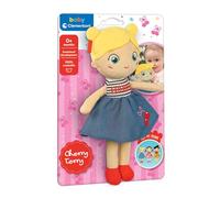 Clementoni Baby - Plush Soft Doll Cherry Terry - Poupée Douce pour bébé 0+ Mois, Texture différente et expérience sensorielle, stimule l'affection et Les Soins, 17601