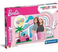 CLEMENTONI Barbie Puzzle de contours 104 pièces