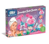 Clementoni Bath Bombs Lab 75 Idea - Kit complet de bricolage pour créer des bombes de bain pétillantes, colorées et parfumées pour enfants de 8 ans et plus