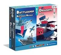 Clementoni Battleship + Draughts Jeu de société Education