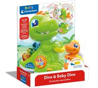 Clementoni Bébé Dino Et Bébé Dino, Dinosaures Interactifs Parlants
