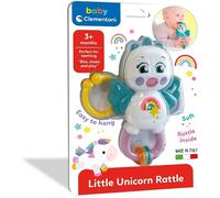 Clementoni Bébé Petit Licorne Hochet Nouveau-Né 3+ Mois