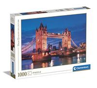 Clementoni Bidge 1000pzs Does Not Apply Collection Tower Bridge 1000 pièces, Londres, Ville, Puzzle Paysage, Divertissement Adulte-fabriqué en Italie, 39674, Multicolore, Medium
