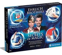Clementoni Brothers Secrets of Magic 59312 Boîte à magie pour enfants à partir de 7 ans Équipement magique pour 30 tours de magie étonnants + vidéo explicative 3D Idéal comme cadeau