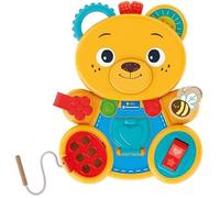 Clementoni- Busy Baby Bear Mon Centre d'activités Ourson Jouet D'éveil 12 Mois, Montessori 1 Ans, Développement pour Les Petits,