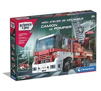 Clementoni - Camion de Pompiers - 8 Ans - Mon atellier de mécanique - Jeu de Construction Enfant - Jeu Scientifique - Fabriqué en Italie