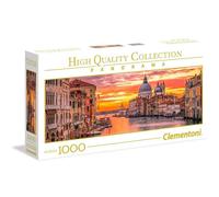 Clementoni Puzzle 39426 Grand Canal de Venise 1000 pièces – Panorama, dès 14 ans