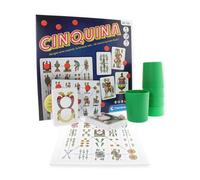 Clementoni - CINQUINA, Jeu de Société avec Cartes Napolitaines et Piacenzaines Incluses, 2 à 10 Joueurs, Âge 6-99 Ans - pour Fêtes en Famille et Soirées Entre Amis, Instructions en 5 Langues, Made in