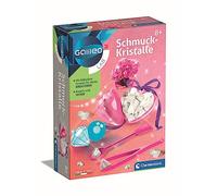 Clementoni Clementoni 59062 Galileo Lab Cristaux de bijoux, jouets pour enfants à partir de 8 ans, cristaux colorés, pendentif à faire soi-même, boîte d'expérimentation colorée