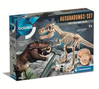 Clementoni Clementoni 59311 Galileo Discovery Kit d'excavation avec Squelette de Dinosaures Comprenant Marteau, Burin et pâte à Modeler pour Enfants à partir de 7 Ans
