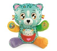 Clementoni Cleo y Leo 55555 Peluche Interactive pour bébés éducative, multisensorielle et Musicale à partir de 6 Mois