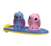 Clementoni | Coffret Bain Surfeur Stitch et Angel Disney pour Bébés 6 Mois+ | Planche de Surf & Hélice Rotative | sans Trous Anti-Moisissures | Jeu de Bain Amusant | Idée Cadeau Bébé