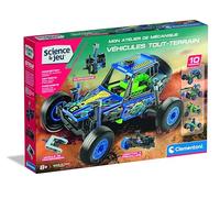 Clementoni - Coffret de Construction 8 Ans - Assembler d’Incroyables modèles de véhicules Tout-terrains - Jeux Éducatif pour Enfant - Fabriqué en Italie